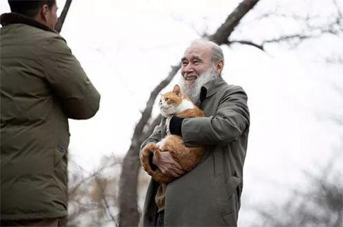 被流浪猫捡到的男人