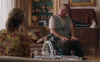 一个残疾人的励志电影，坐轮椅的爱情故事