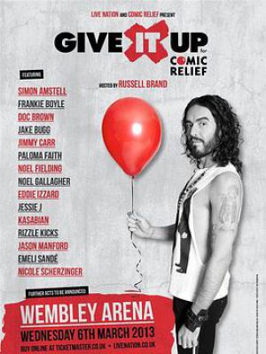 Russell Brand's Give it Up Gig for Comic Relie