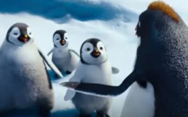 《快乐的大脚2》三只哼着Rap闯世界的小企鹅，简直萌翻了