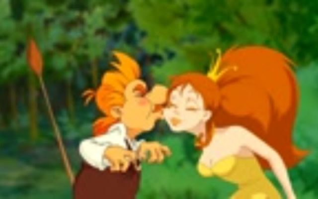 魔法之心：罗力亲吻了公主，帮助她恢复成了青蛙的样子